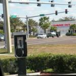 Two years ago when we were down in Florida this is the pay phone right off of Route 19 that Garo used for a conference call back to Goodyear. He was on there for about an hour. We were at Hooters down the road!